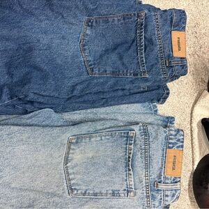 RSQ Blue Relaxed Fit Jeans 2 pack Low and High Rise
